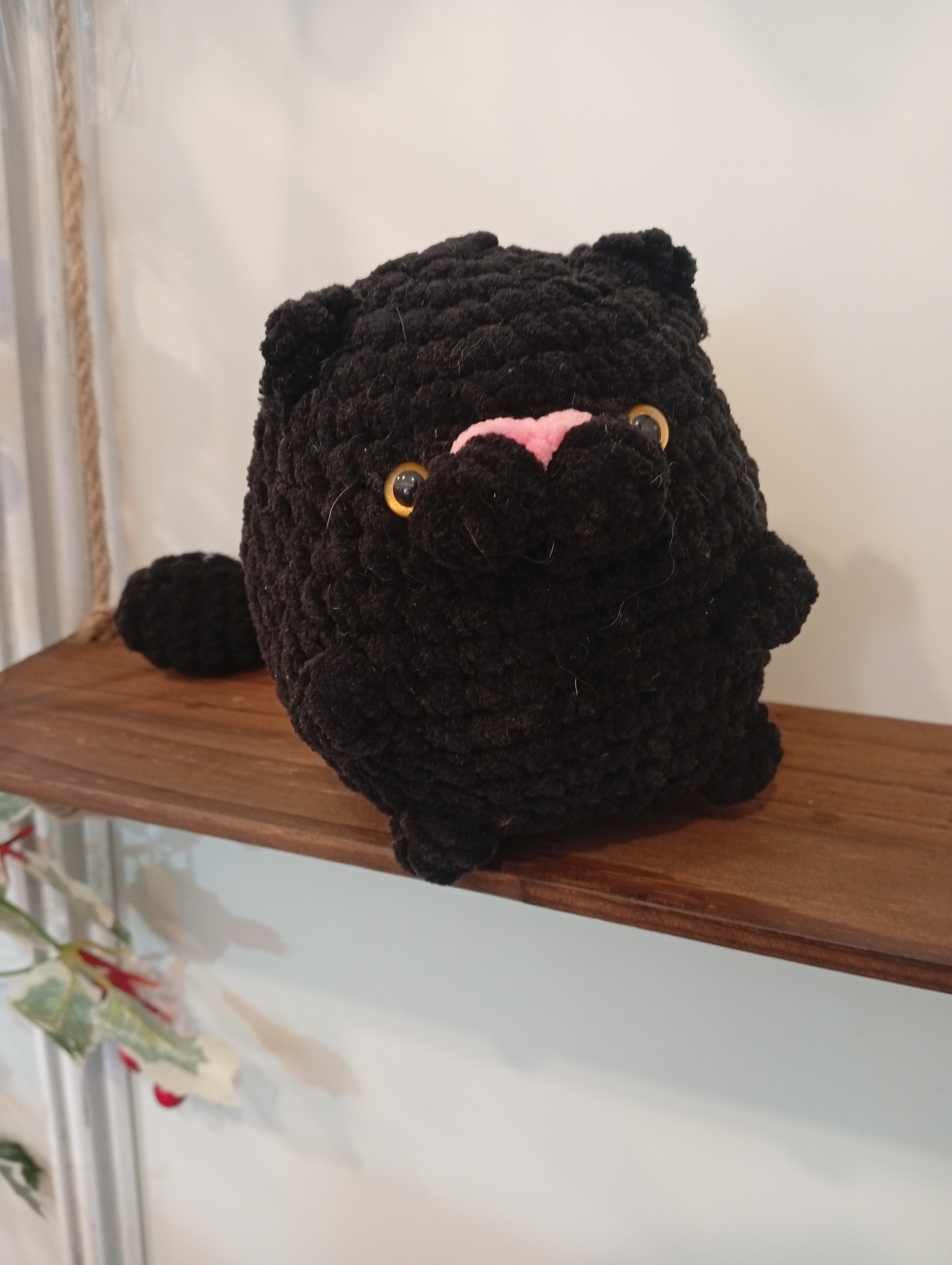 GATO ADORABLE COLOR NEGRO