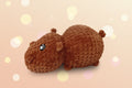HIPOPOTAMO ACHUCHABLE MARRON