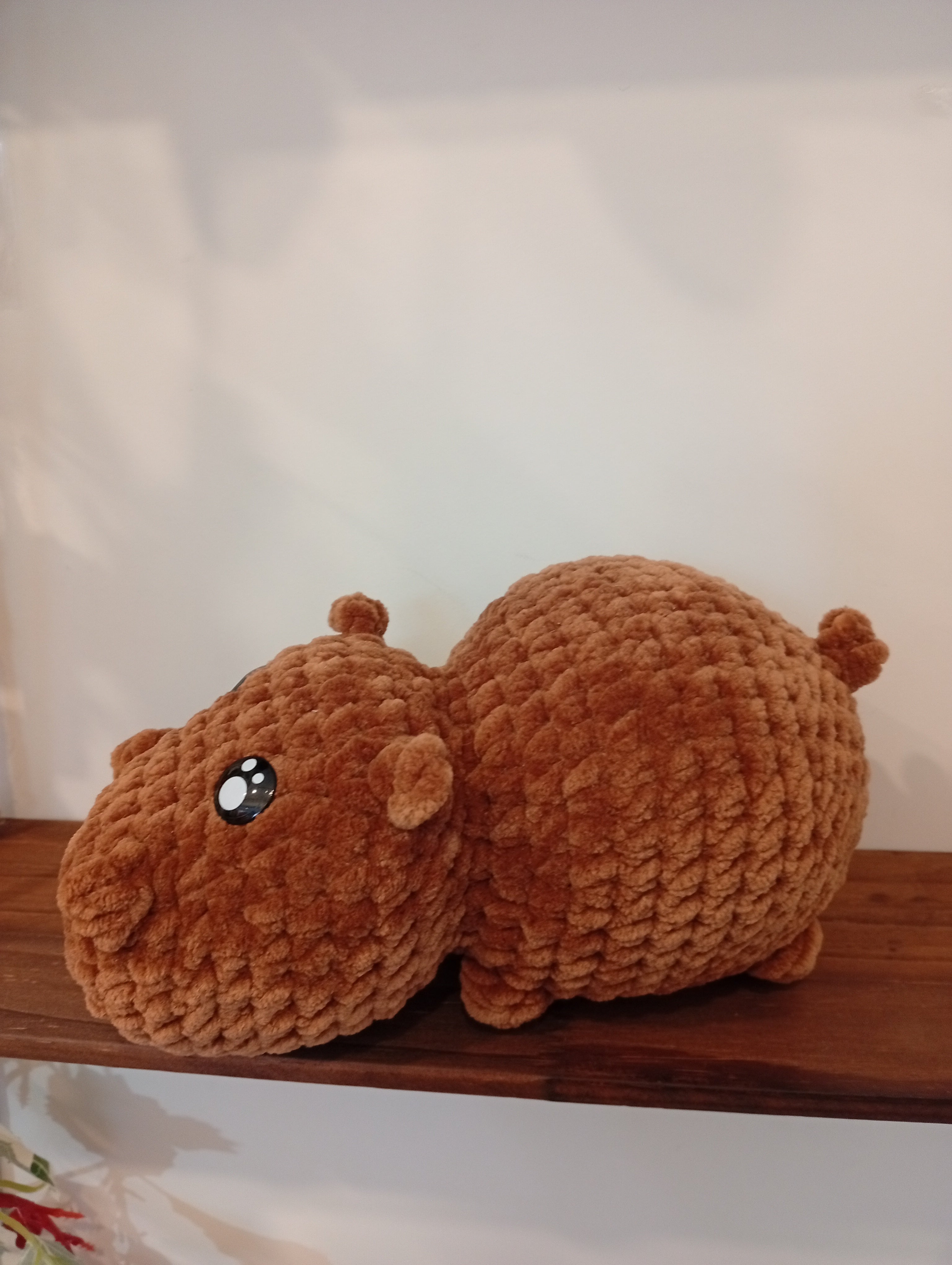 HIPOPOTAMO ACHUCHABLE MARRON