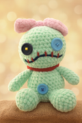 MUÑECO DE LILO Y STICH AMIGURUMI