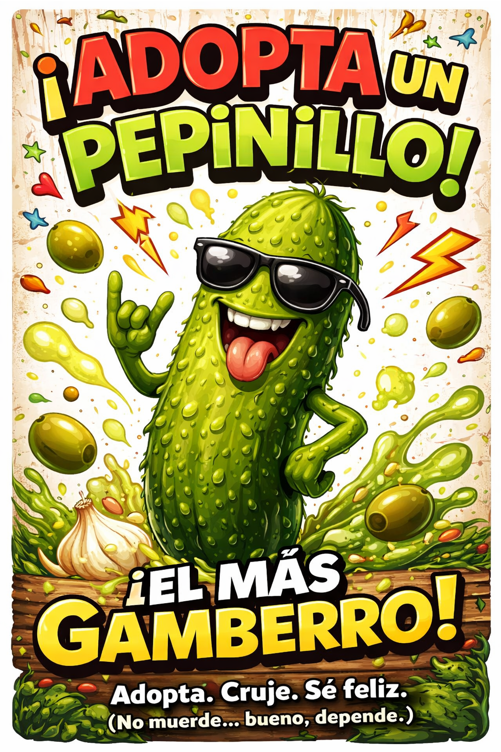 PEPINILLO VEGANO, *EL MAS GAMBERRO*